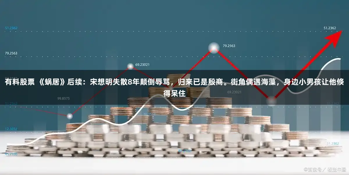 有料股票 《蜗居》后续：宋想明失散8年颠倒辱骂，归来已是殷商。街角偶遇海藻，身边小男孩让他倏得呆住