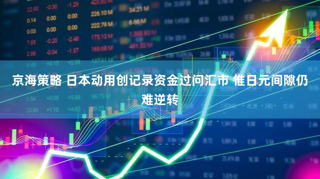 京海策略 日本动用创记录资金过问汇市 惟日元间隙仍难逆转