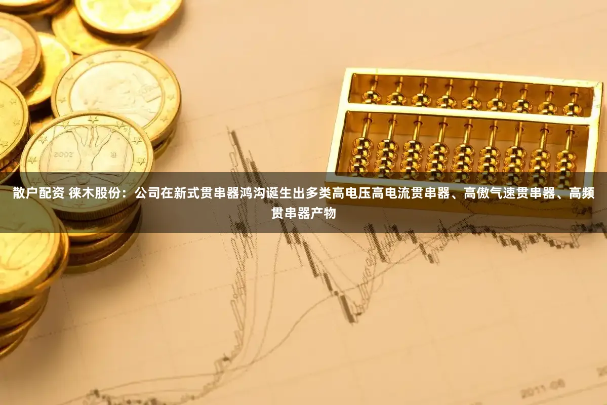 散户配资 徕木股份：公司在新式贯串器鸿沟诞生出多类高电压高电流贯串器、高傲气速贯串器、高频贯串器产物