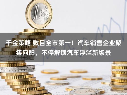 千金策略 数目全市第一！汽车销售企业聚集向阳，不停解锁汽车浮滥新场景